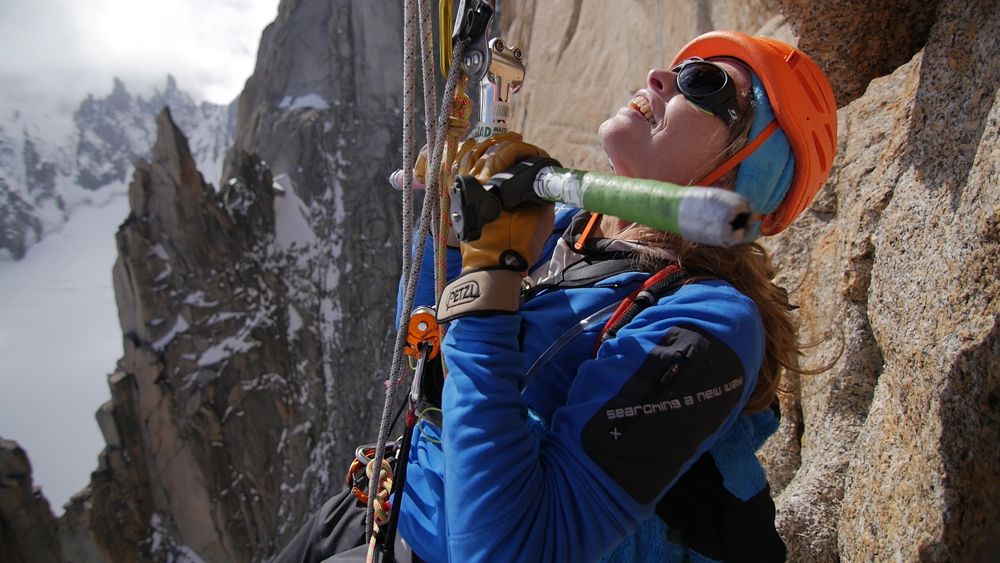Yes, je fais de l'alpinisme!!!! photo: Berrand Delapierre